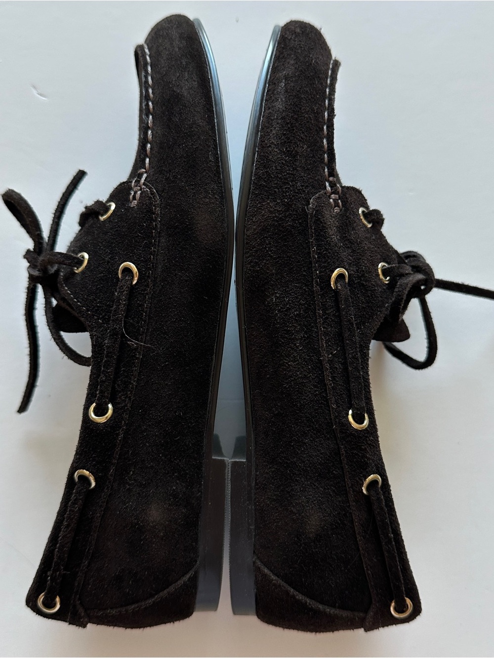 New Madewell The Jamie Boat Shoe | Size 7 | Dark Corab - Picture 5 of 10